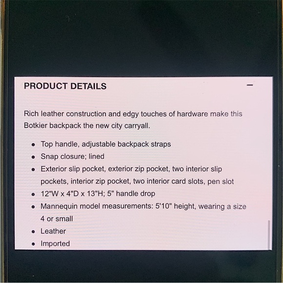 Botkier Warren Handbag Backpack - Picture 8 of 8